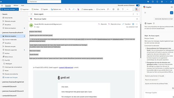 Copilot outlook Copilot outlook